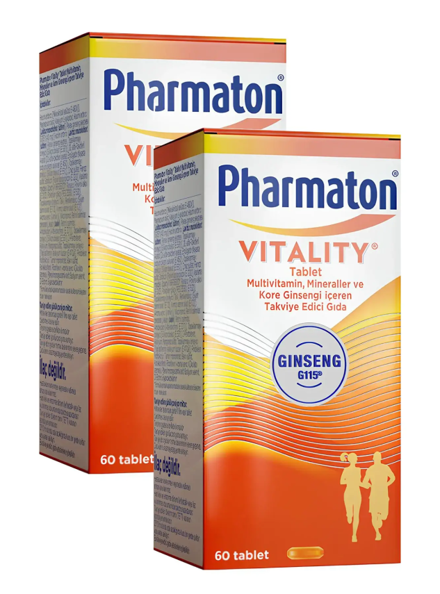 Pharmaton Vitality Multivitamin 60 Tablet x 2 Adet - 1