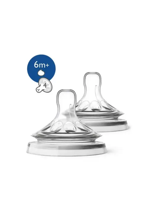 Philips Avent Natural Biberon Emziği 6 Ay+ NO:4 2'li -SCF044/27- - 2