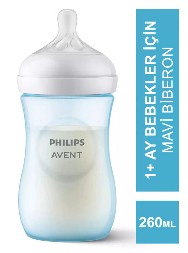 Philips Avent Natural Response PP Biberon 1m+ 260 ml - Mavi - SCY903/21- - Avent