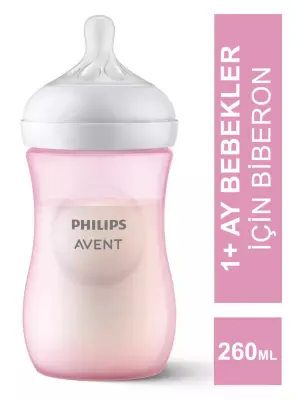 Philips Avent Natural Response PP Biberon 1m+ 260 ml - Pembe - SCY903/11- - Avent