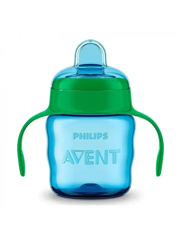 Philips Avent Slikon Uçlu PP Damlatmaz Bardak 6+ Ay 200 ml - Erkek - SCF551-05 - - 2