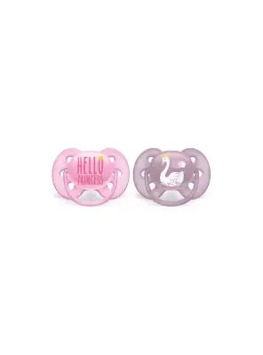 Philips Avent Ultra Soft 6-18 Ay 2'li Emzik - Kız - SCF223/02 - - 1