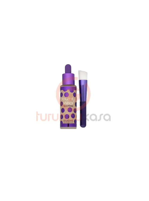 Physicians Formula Youthful Wear Spotless Foundation & Brush SPF 15 - Fırçalı Fondöten - 1