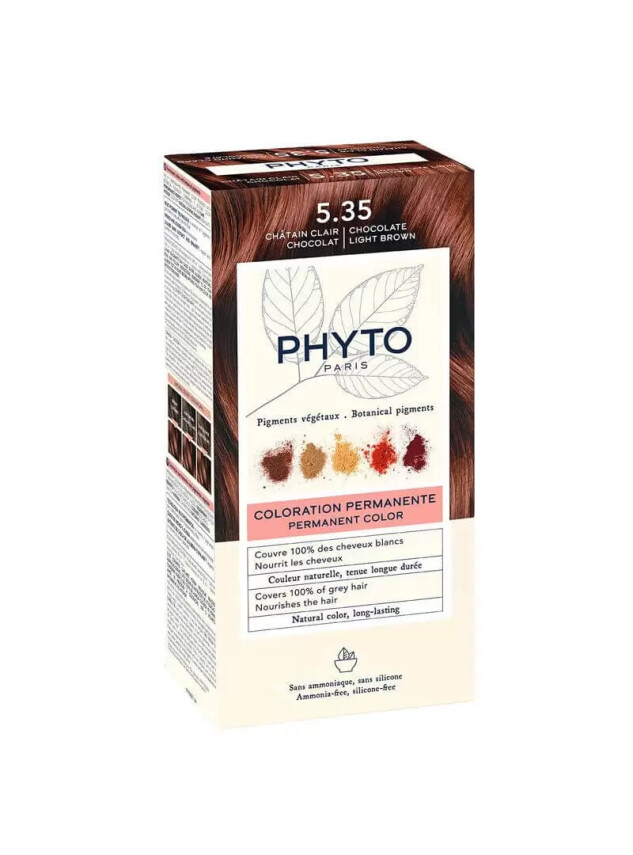 Phyto Color Bitkisel Saç Boyası 5.35 - Açık Kestane Dore Akaju - Phyto