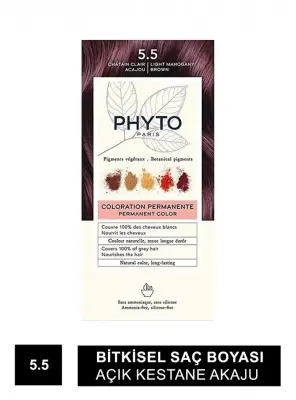 Phyto Color Bitkisel Saç Boyası - 5.5 - Açık Kestane Akaju - Phyto