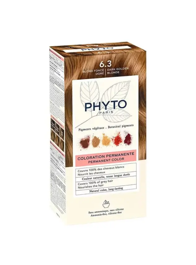 Phyto Color Bitkisel Saç Boyası 6.3 - Koyu Kumral Dore - 1