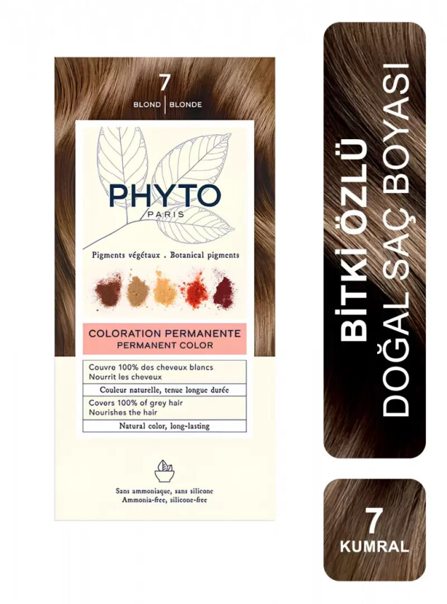 Phyto Color Bitkisel Saç Boyası - 7 Kumral - Phyto