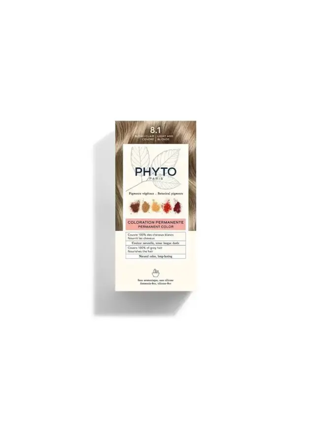 Phyto Color Bitkisel Saç Boyası - 8.1 - Küllü Sarı - 2