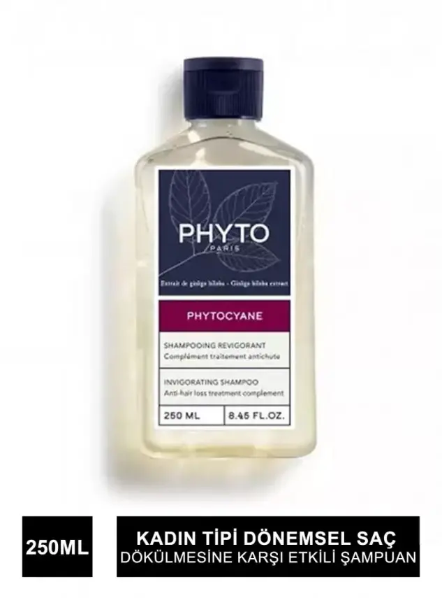 Phyto Phytocyane Kadın Tipi Dökülme Giderici Şampuan 250ml - 1