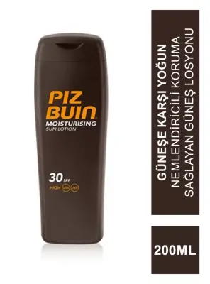 Piz Buin Moisturising Nemlendirici Güneş Losyonu SPF 30 200 ml - 1