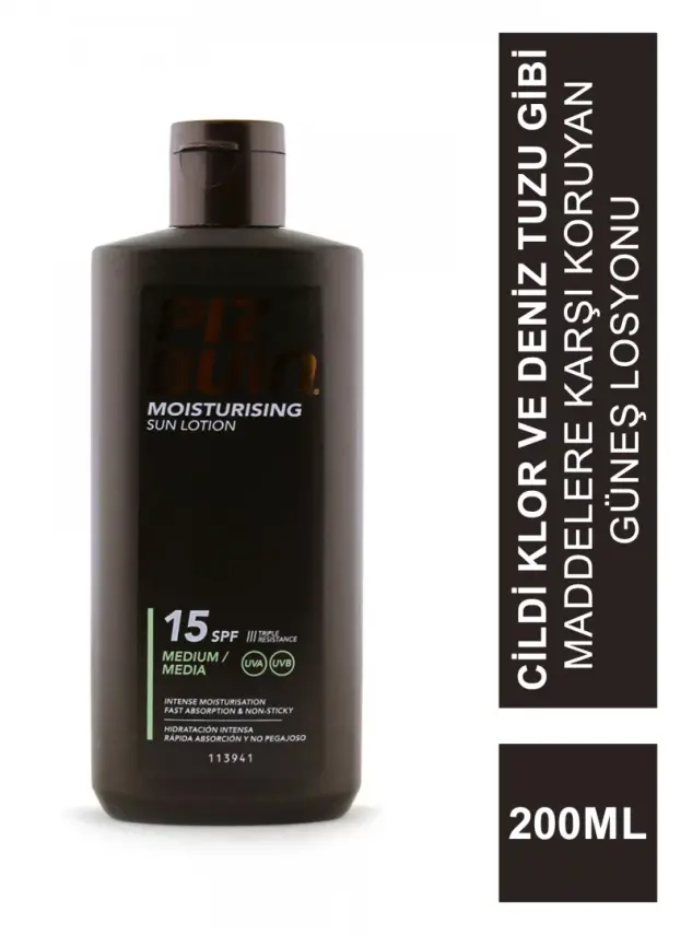 Piz Buin Spf 15 Nemlendirici Güneş Losyonu 200 ml - 1
