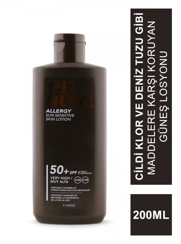 Piz Buin Spf 50+ Hassas Ciltler İçin Güneş Losyonu 200 ml - 1