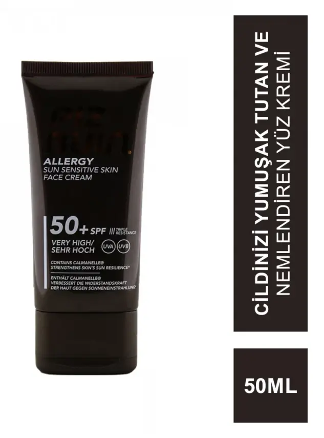 Piz Buin SPF 50+ Hassas Ciltler İçin Yüz Kremi 50 ml - 1