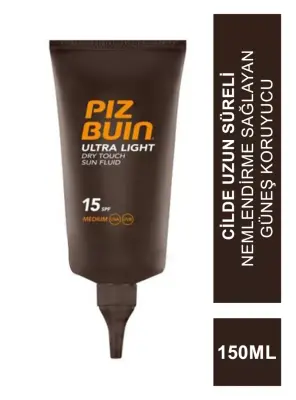Piz Buin Ultra Hafif Akışkan Güneş Koruyucusu SPF 15 150 ml - 1