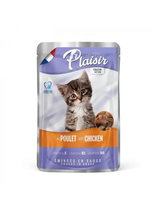 Plaısır Pouch Kitten Chicken 100 gr - 1