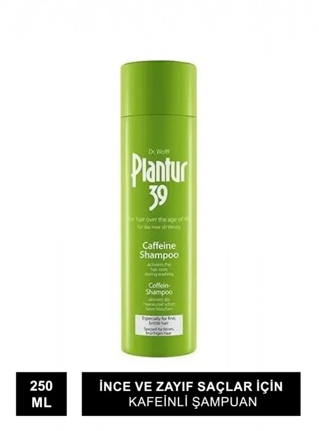 Plantur 39 Şampuan İnce ve Zayıf Saçlar İçin Caffeine Shampoo 250ml - 1