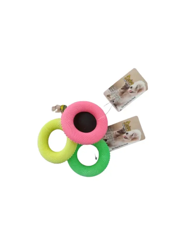 Plastik Simit Köpek Oyuncağı - 1