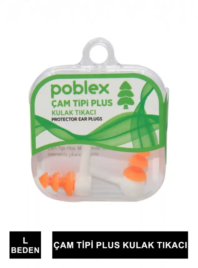 Poblex Çam Tipi Plus Kulak Tıkacı - L - - 1