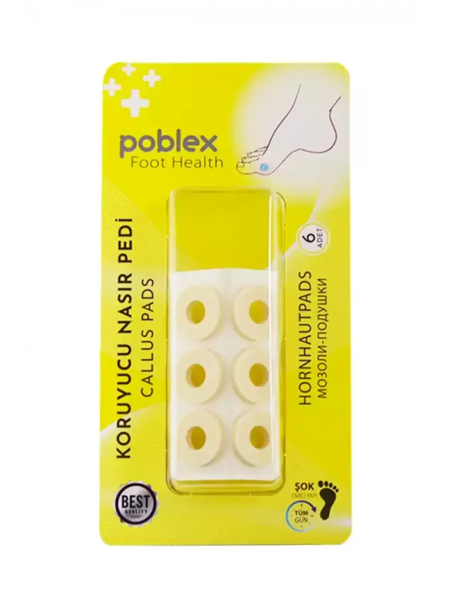 Poblex Koruyucu Nasır Pedi 6 Adet - 1