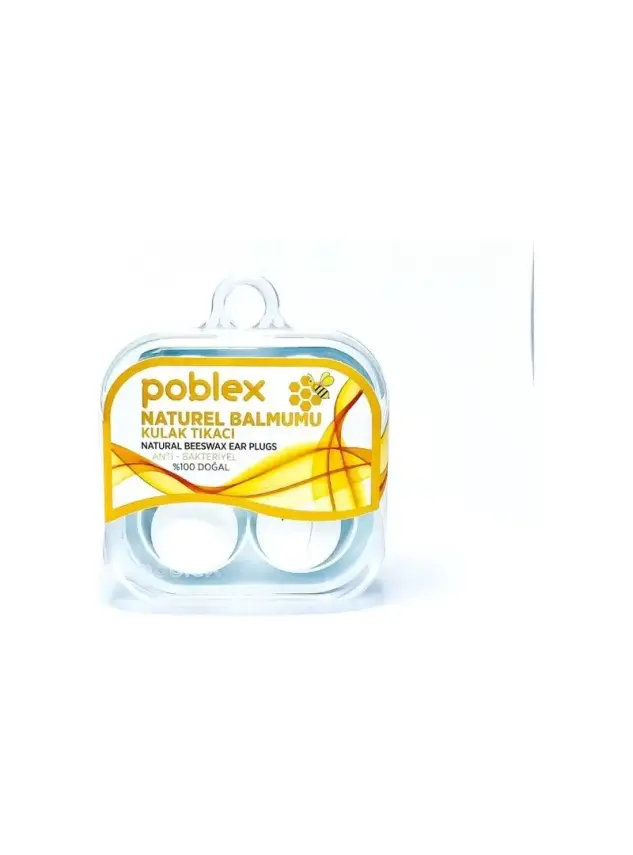 Poblex Naturel Balmumu Kulak Tıkacı - Kulak Koruyucu Tıpası 4'lü - 2