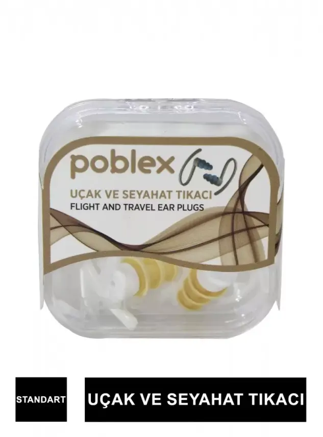 Poblex Uçak ve Seyahat Kulak Tıkacı - 1