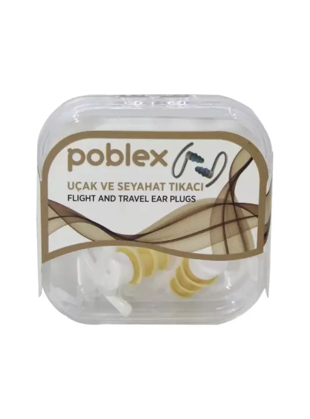 Poblex Uçak ve Seyahat Kulak Tıkacı - 2