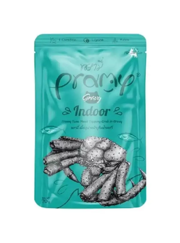 Pramy Sos İçinde Yengeç Çubuklu Ve Ton Balıklı Yetişkin Kedi Maması 70G - 1