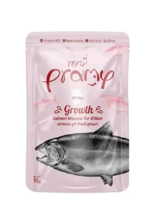 Pramy Yavru Kediler İçin Somonlu Mousse 70G - 1