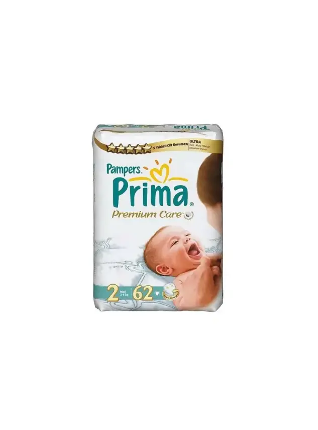 Prima Premium Care Mini 2 Numara 62'li Bebek Bezi - 1