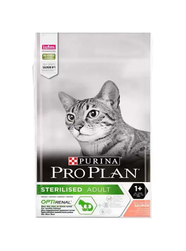 Pro Plan Kısırlaştırılmış Somon Yetişkin Kedi Maması 10 Kg - 1