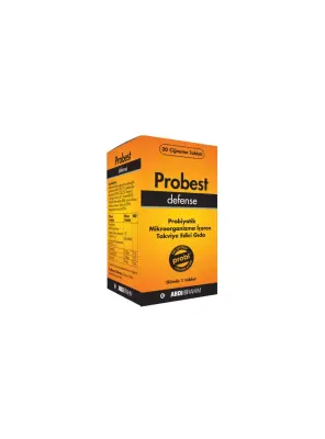 Probest Defence Probiyotik Mikroorganizma İçeren Takviye Edici Gıda 20 Tablet - 2