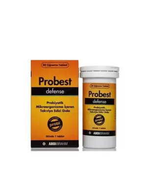 Probest Defence Probiyotik Mikroorganizma İçeren Takviye Edici Gıda 20 Tablet - 3