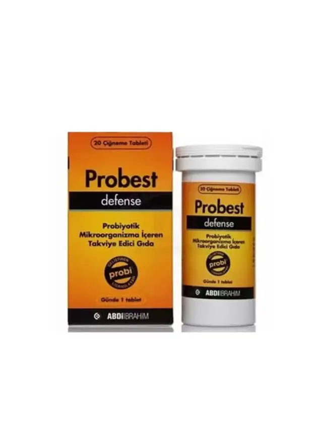 Probest Defence Probiyotik Mikroorganizma İçeren Takviye Edici Gıda 20 Tablet - 3