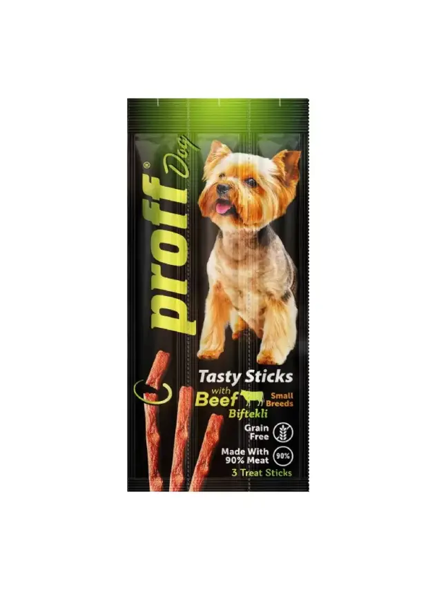 Proff Köpek Stik Biftekli 3X5Gr - 1