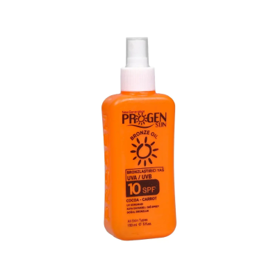 Progen SPF10 Bronzlaştırıcı Yağ 150 ml - Arya