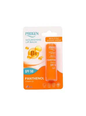 Progen Spf50 Panthenol Besleyici Dudak Kremi 5gr - Arya