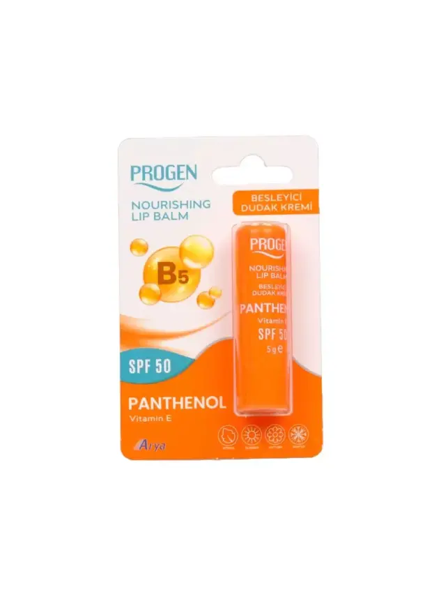 Progen Spf50 Panthenol Besleyici Dudak Kremi 5gr - 1