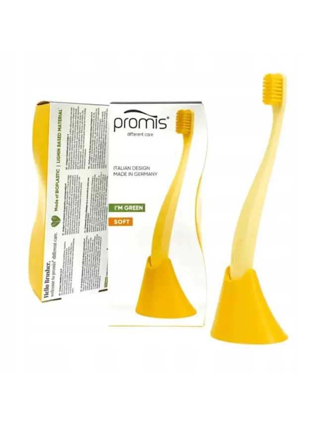Promis Biplastic Single Diş Fırçası 6750 - Soft - Yellow - Tutucu Hediyeli - 1