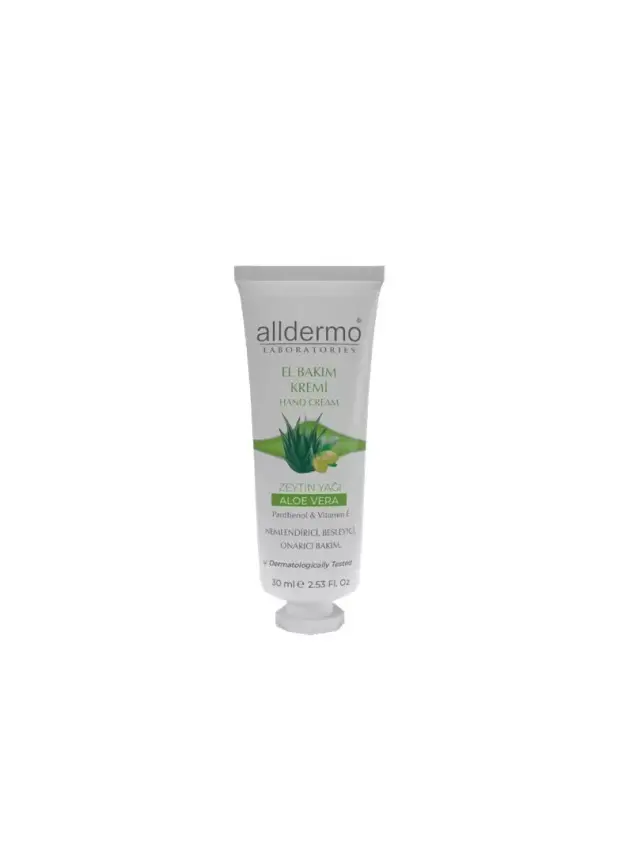Alldermo El Bakım Kremi - Aloe Vera - 30ml - 1