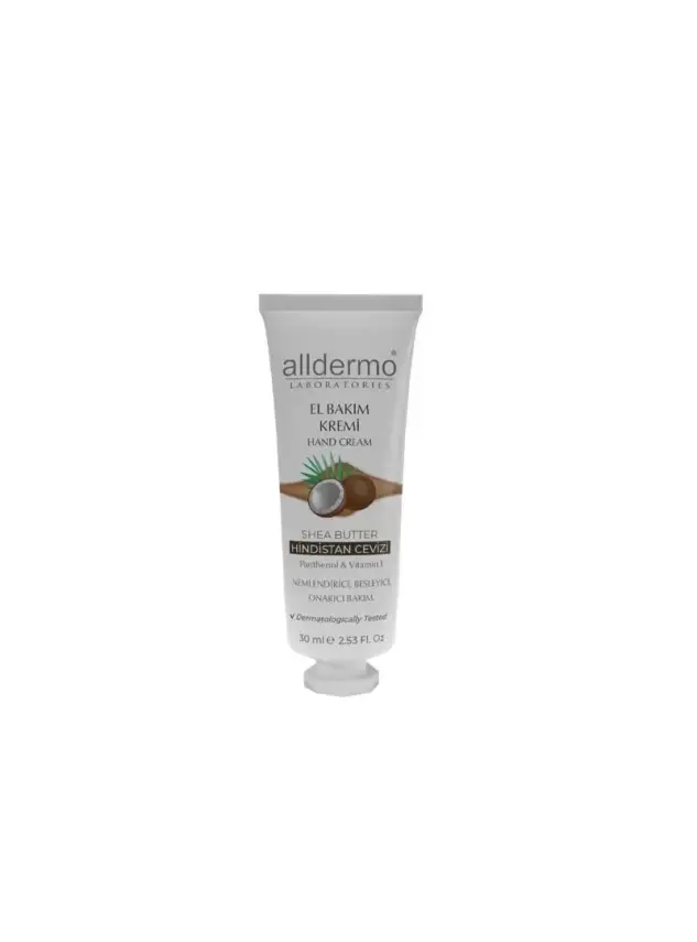 Alldermo El Bakım Kremi - Hindistan Cevizi - 30ml - 1