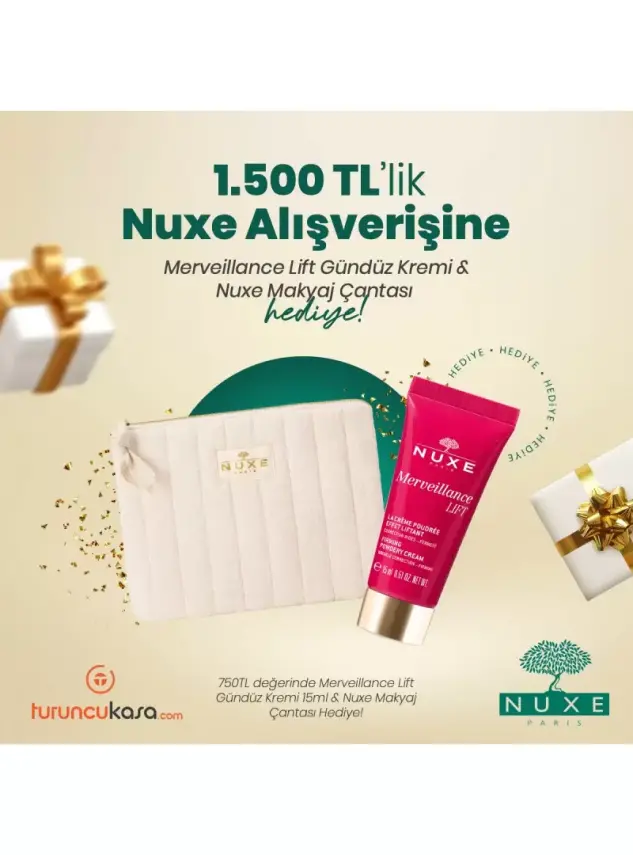 Promosyon - Nuxe Makyaj Çanta ve Merveliance Lift Firming Cream 15ml - 2