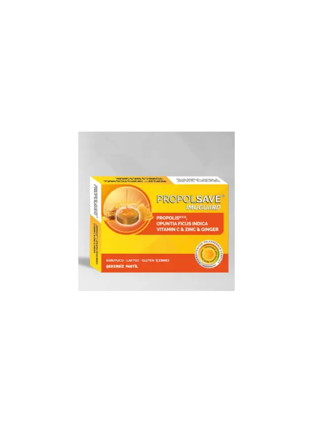 PropolSave İmuguard Propolis , C Vitamini ve Çinko Pastil 12 Adet - 1