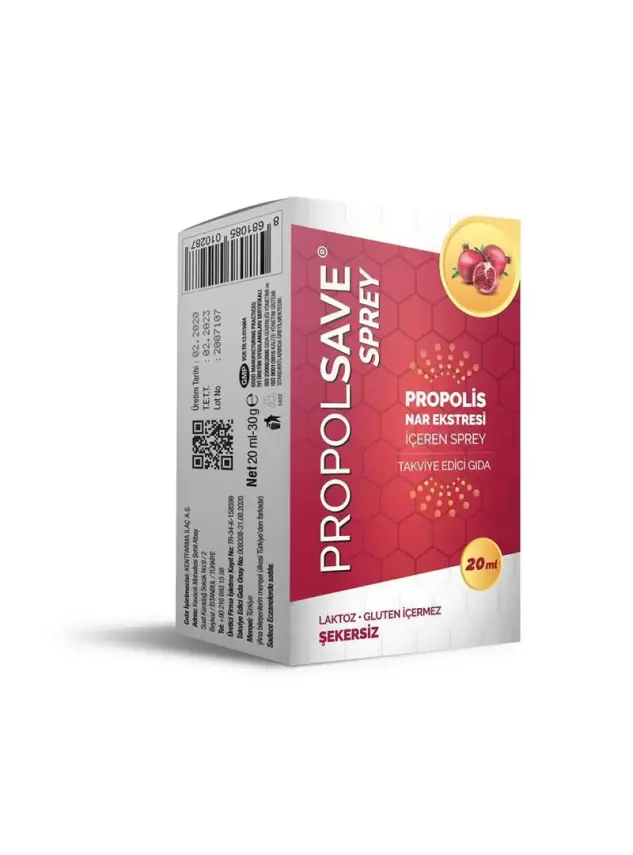 Propolsave Propolis Nar Ekstresi İçeren Sprey 20 ml - 1