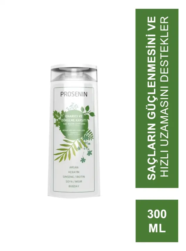 Prosenin Onarıcı ve Dökülme Karşıtı Saç Bakım Şampuanı 300 ml - 1