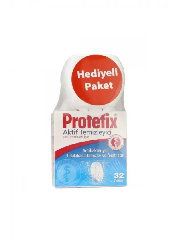 Protefix Diş Protezleri Temizleyici 32 Tablet Hediyeli Paket - 1