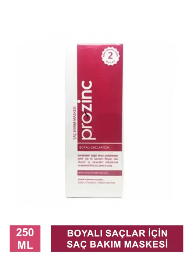 Prozinc Boyalı Saçlar İçin Saç Bakım Maskesi 250 ml - 2
