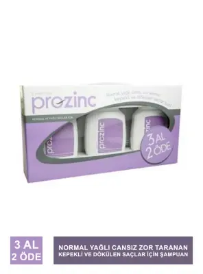 Prozinc Normal, Yağlı, Cansız, Zor Taranan, Kepekli ve Dökülen Saçlar İçin Şampuan 3AL 2 ÖDE - 2