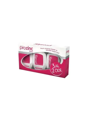 Prozinc Women Boyalı, Yıpranmış, Kepekli ve Dökülen Saçlar İçin 300 ml Şampuan 3 AL 2 ÖDE - 1