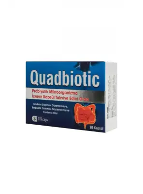 Quadbiotic Probiyotik 20 Kapsül - MCG PHARMA