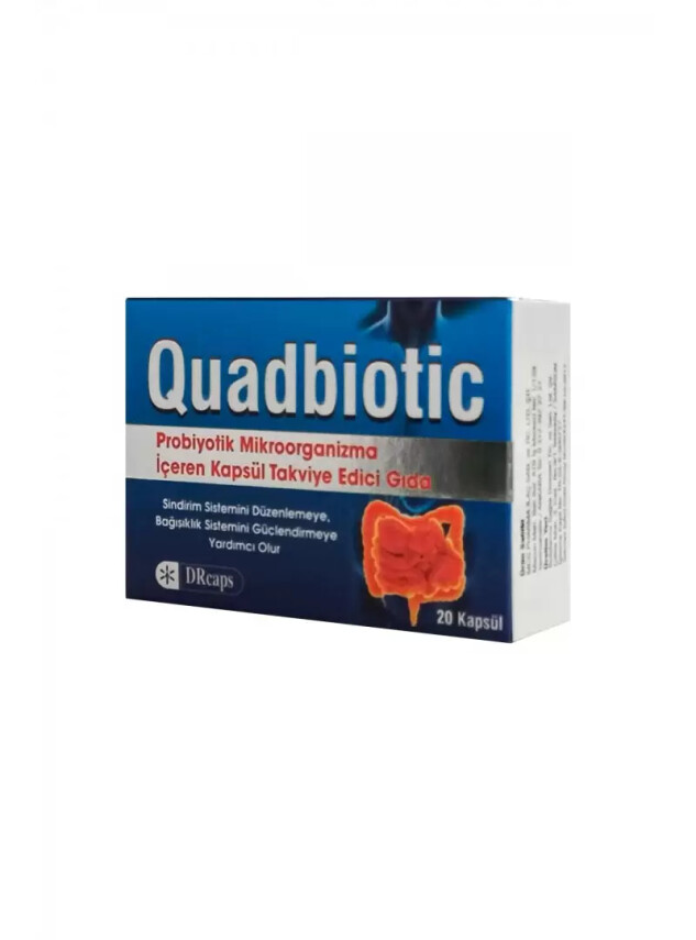 Quadbiotic Probiyotik 20 Kapsül - MCG PHARMA